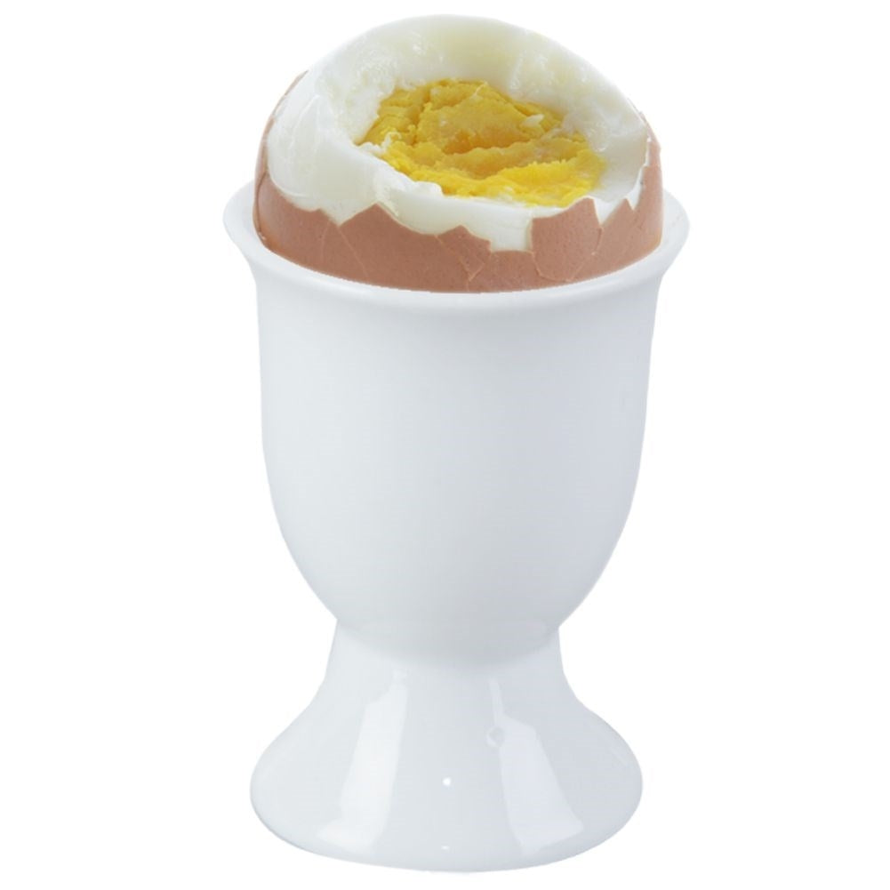 Elegant porcelain egg cup with a stylish and easy-to-clean design