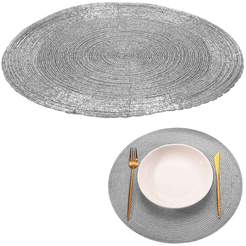 Elegant, round kitchen mat - Protects the table and creates style