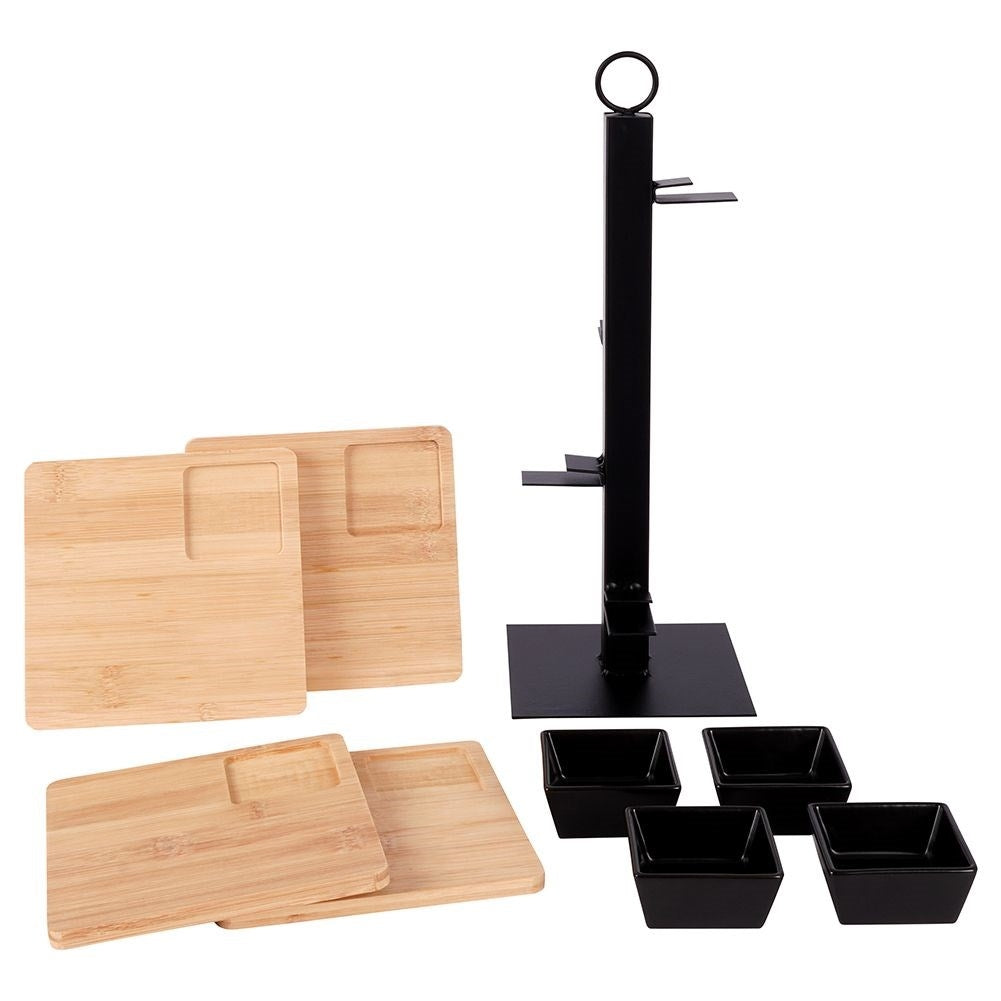 Elegant shelves for charcuterie, cheese, cakes, fruit, snacks