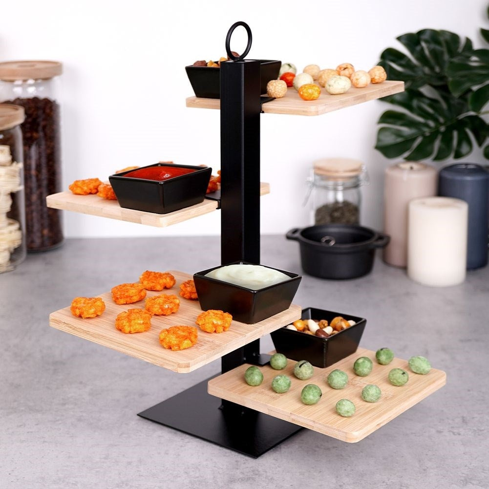 Elegant shelves for charcuterie, cheese, cakes, fruit, snacks