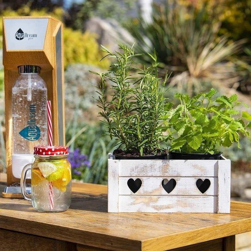 Elegant storage box with heart-shaped handles