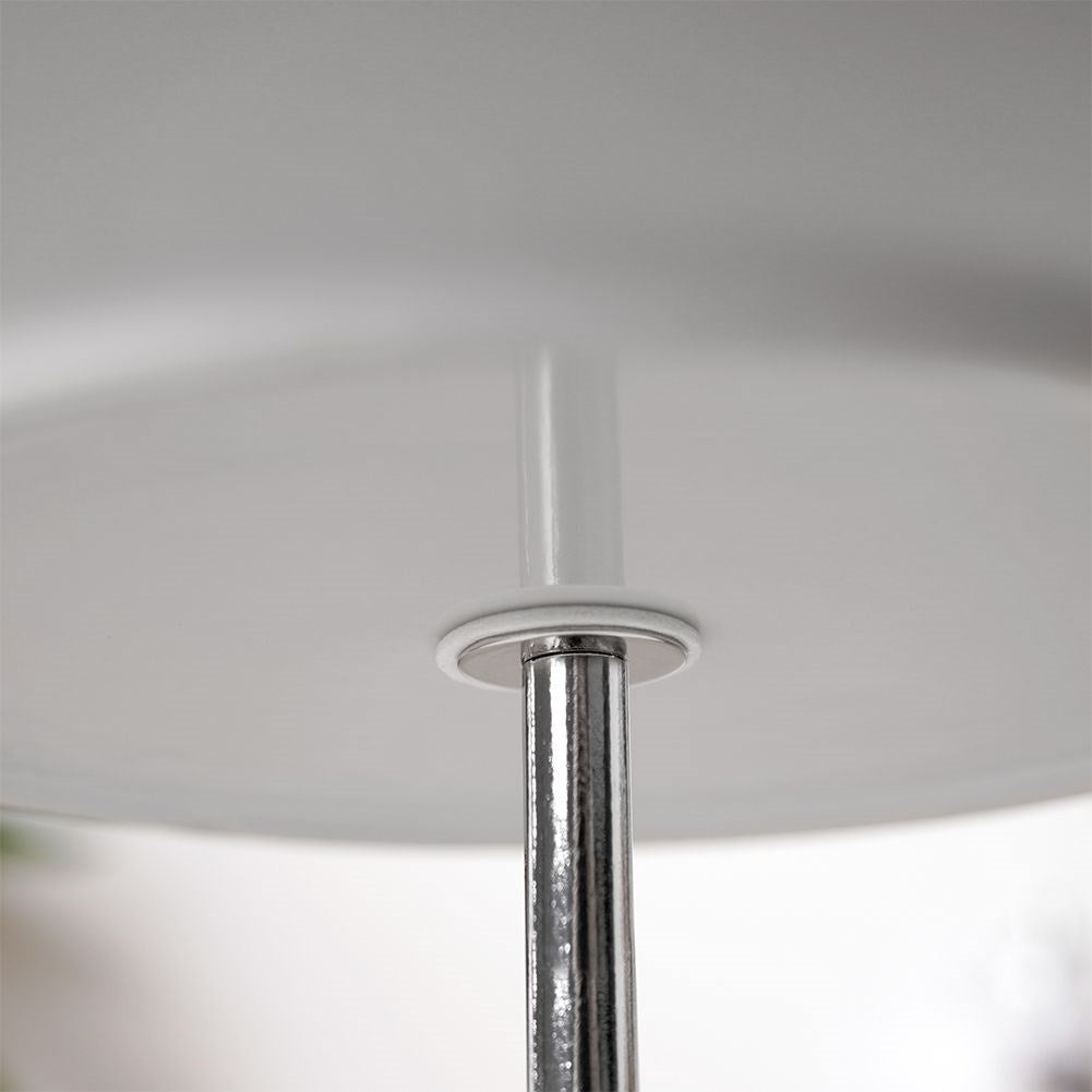 Elegant two-tier porcelain dish for desserts and appetizers