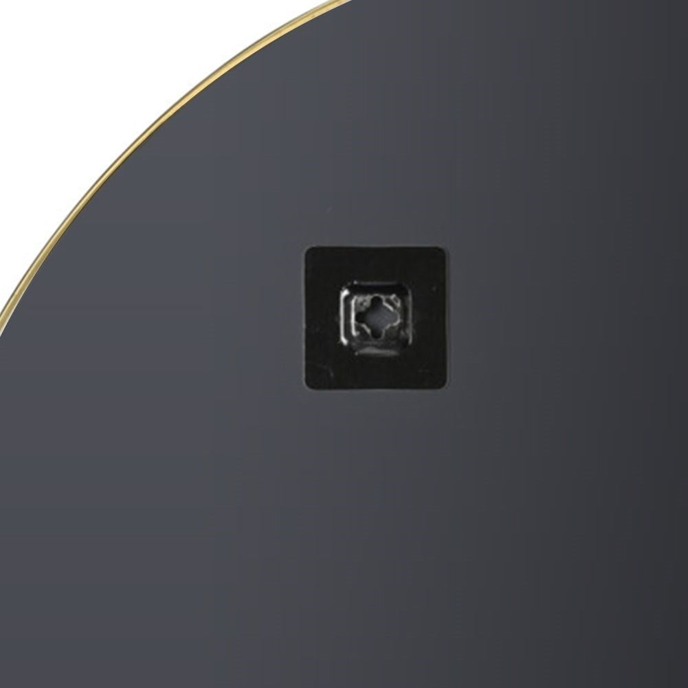 Elegant wall mirror with gold metal frame for any room