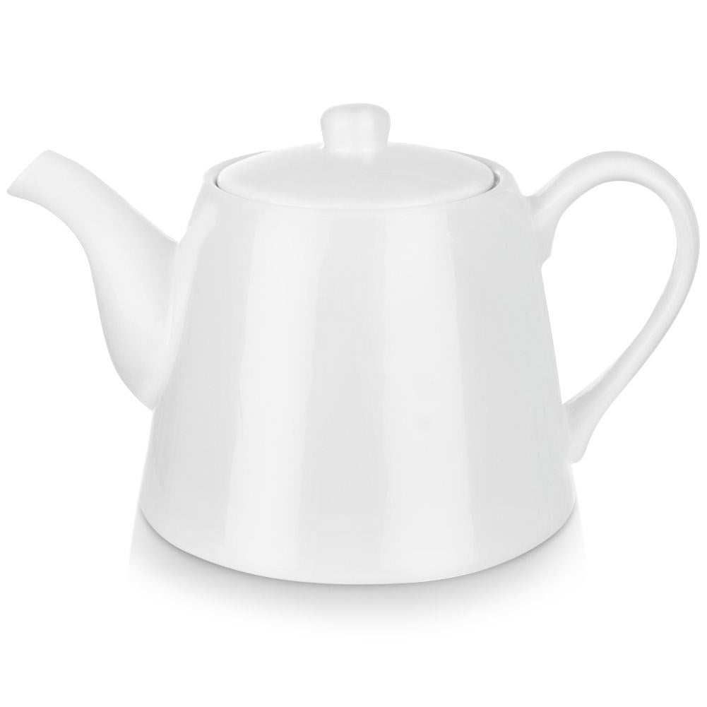 Elegant white porcelain jug, 2L, dishwasher & microwave safe