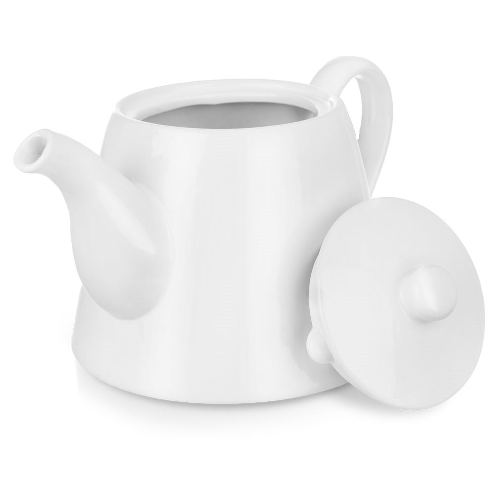 Elegant white porcelain jug, 2L, dishwasher & microwave safe