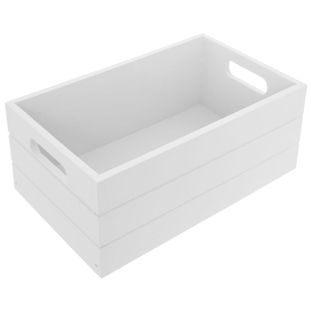 Elegant white storage box for all items