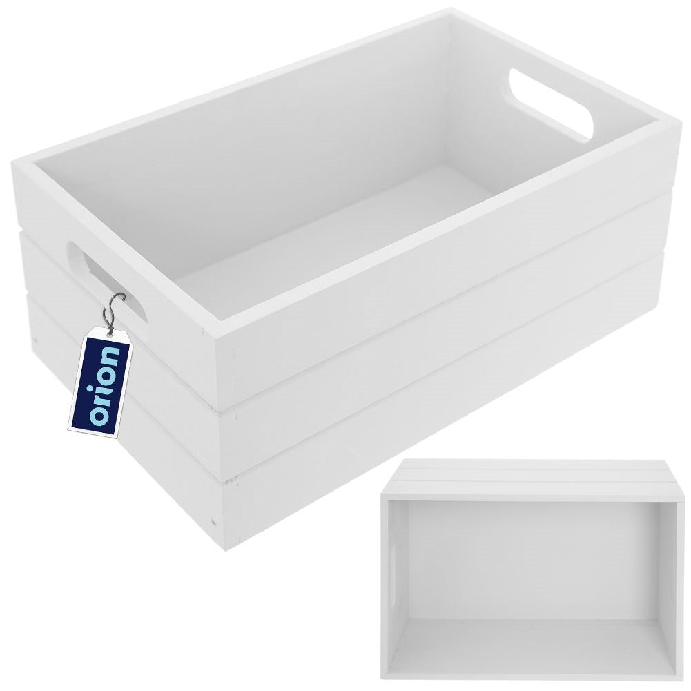 Elegant white storage box for all items