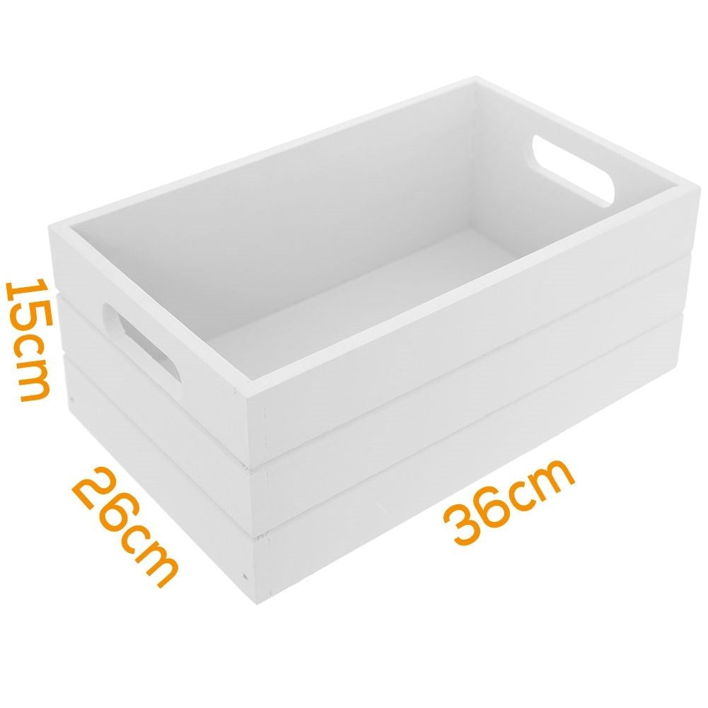 Elegant white storage box for all items