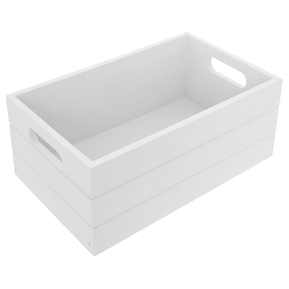 Elegant white storage box for various items
