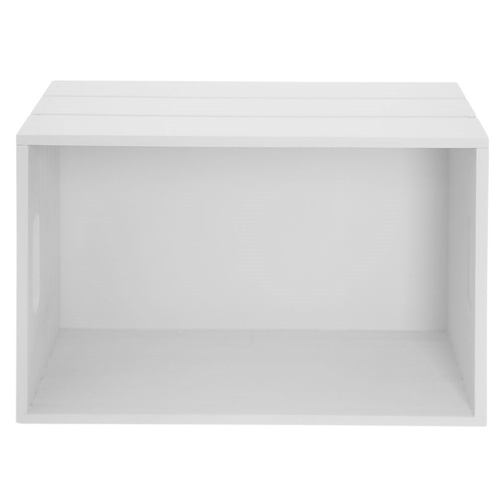 Elegant white storage box for various items
