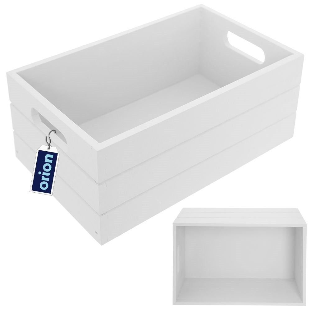 Elegant white storage box for various items
