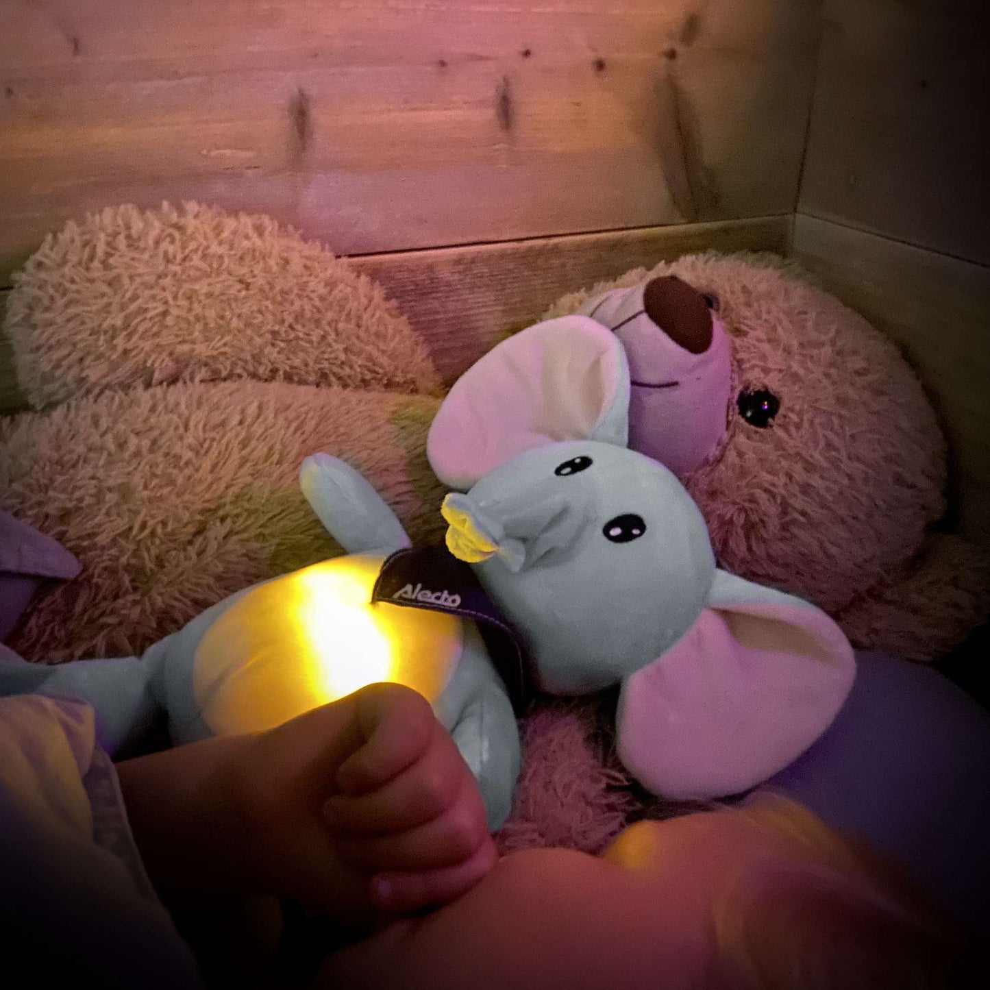 Elephant Plush with Night Light and Soothing Sounds