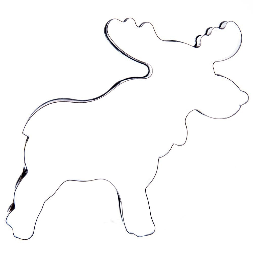 Elk Gingerbread Mold in Stainless Steel, Machine Washable