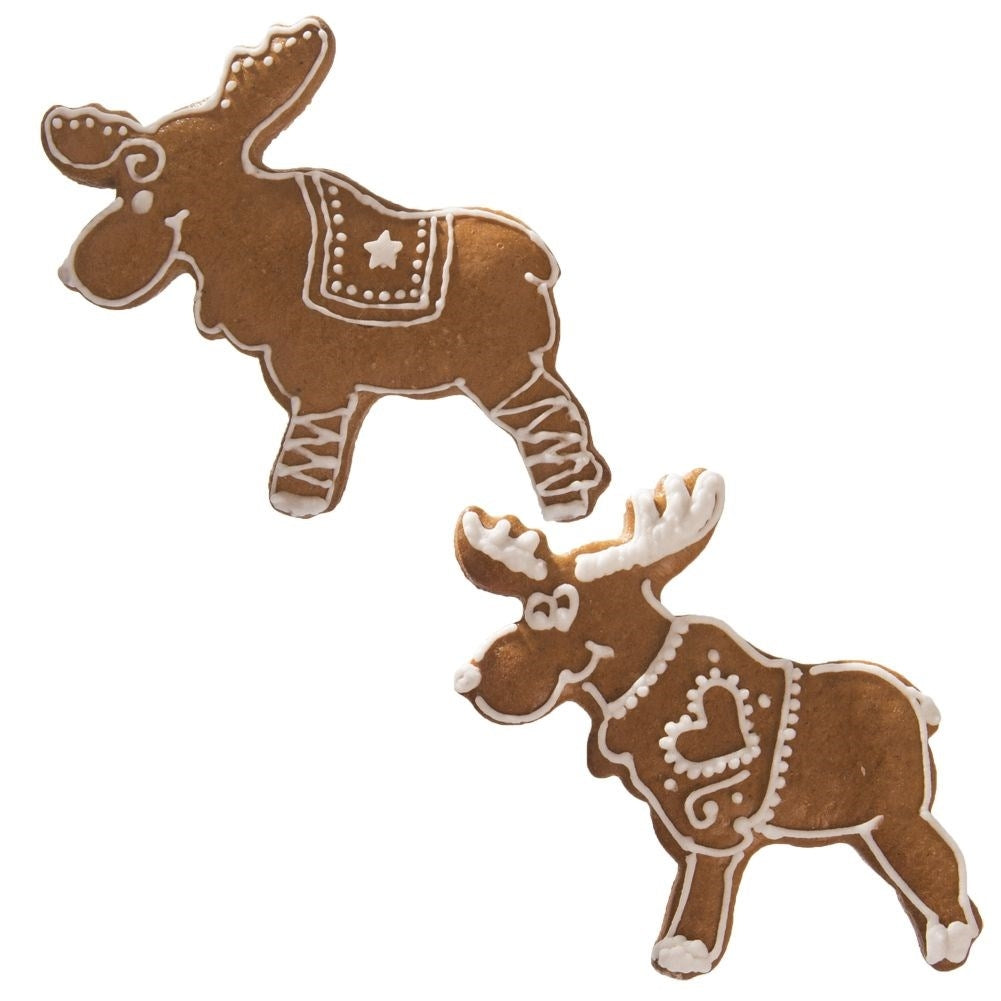 Elk Gingerbread Mold in Stainless Steel, Machine Washable