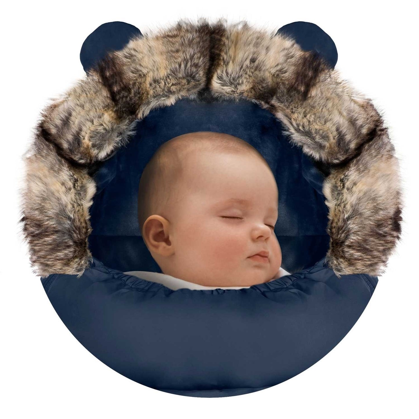 Elmi Ricokids sleeping bag for stroller and sled - navy blue