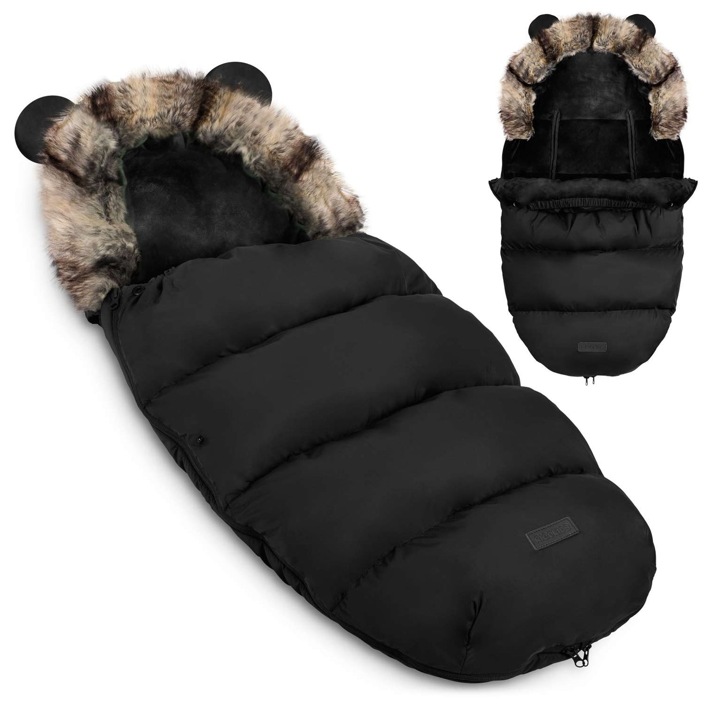 Elmi Ricokids stroller/sled sleeping bag - black