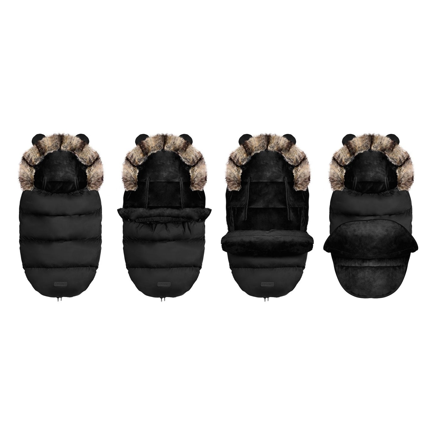 Elmi Ricokids stroller/sled sleeping bag - black