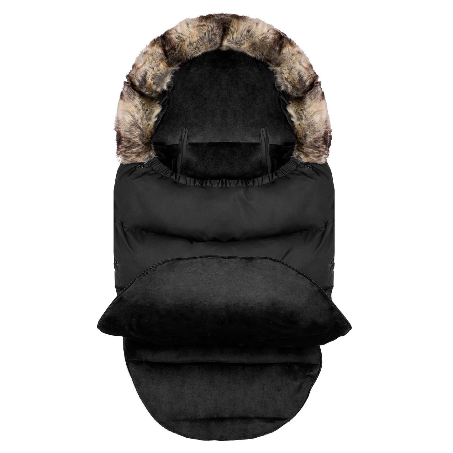 Elmi Ricokids stroller sleeping bag, sled - black and gold