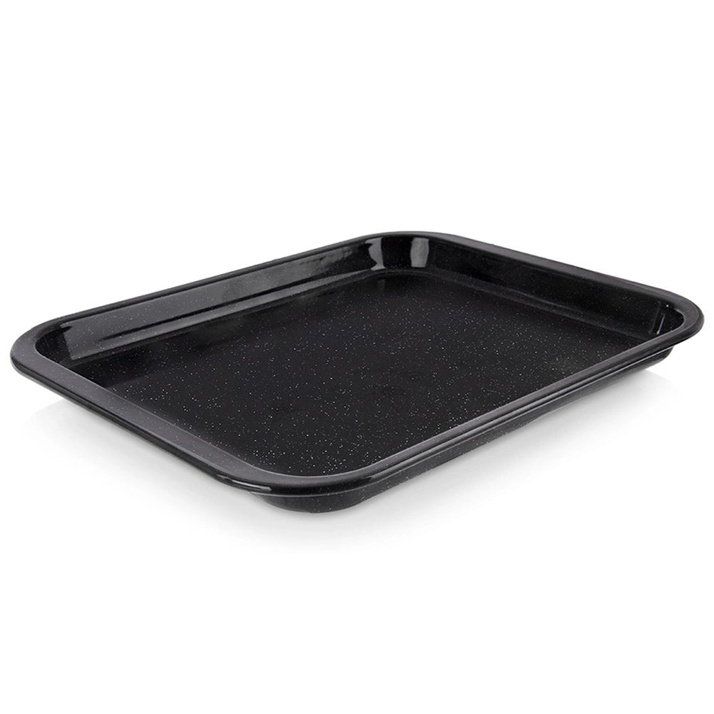 Enamel Baking Tray, Rectangular 36x28 cm, Dishwasher Safe