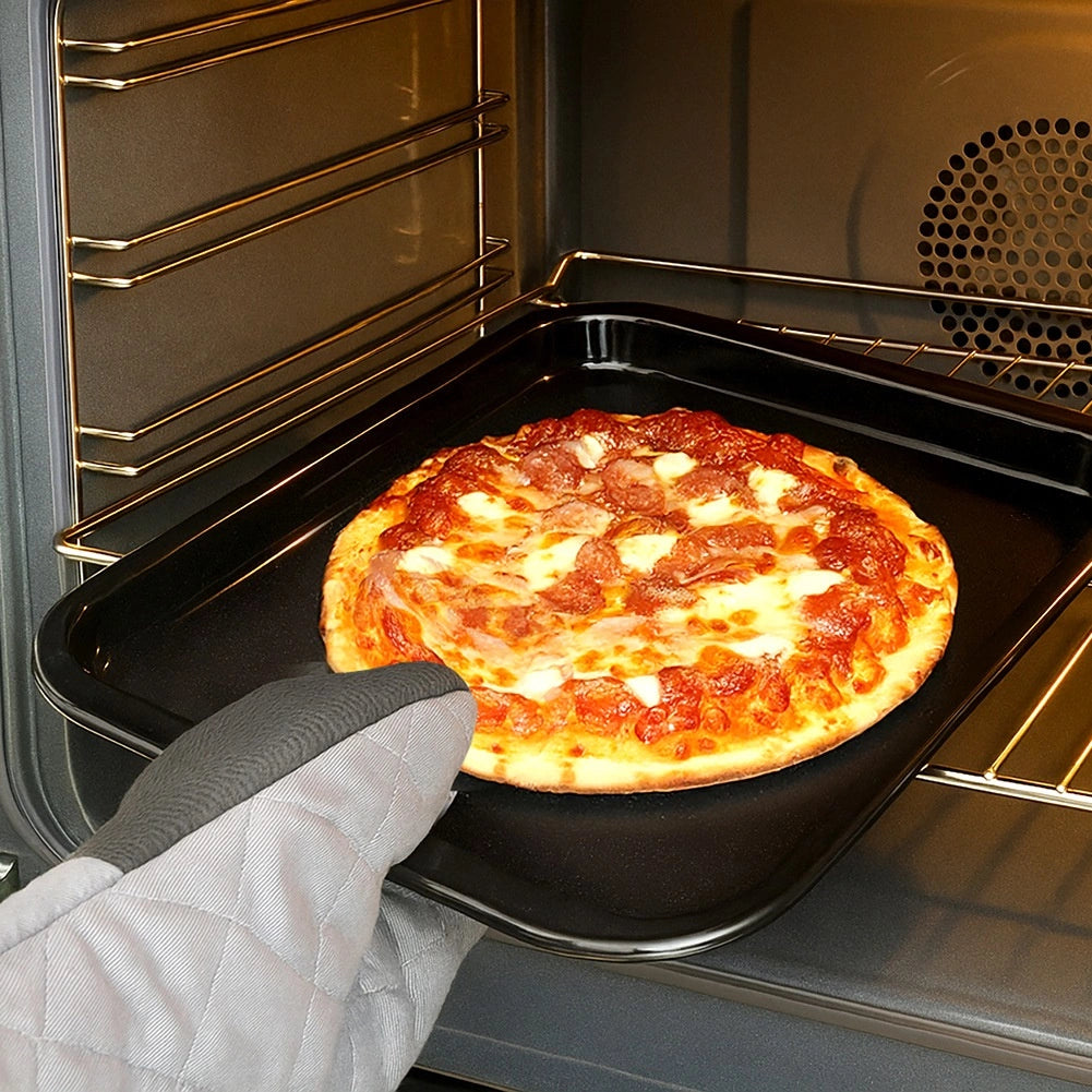 Enamel Baking Tray, Rectangular 36x28 cm, Dishwasher Safe