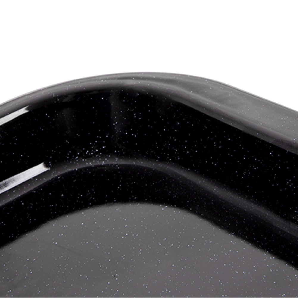 Enamel Baking Tray, Rectangular 36x28 cm, Dishwasher Safe