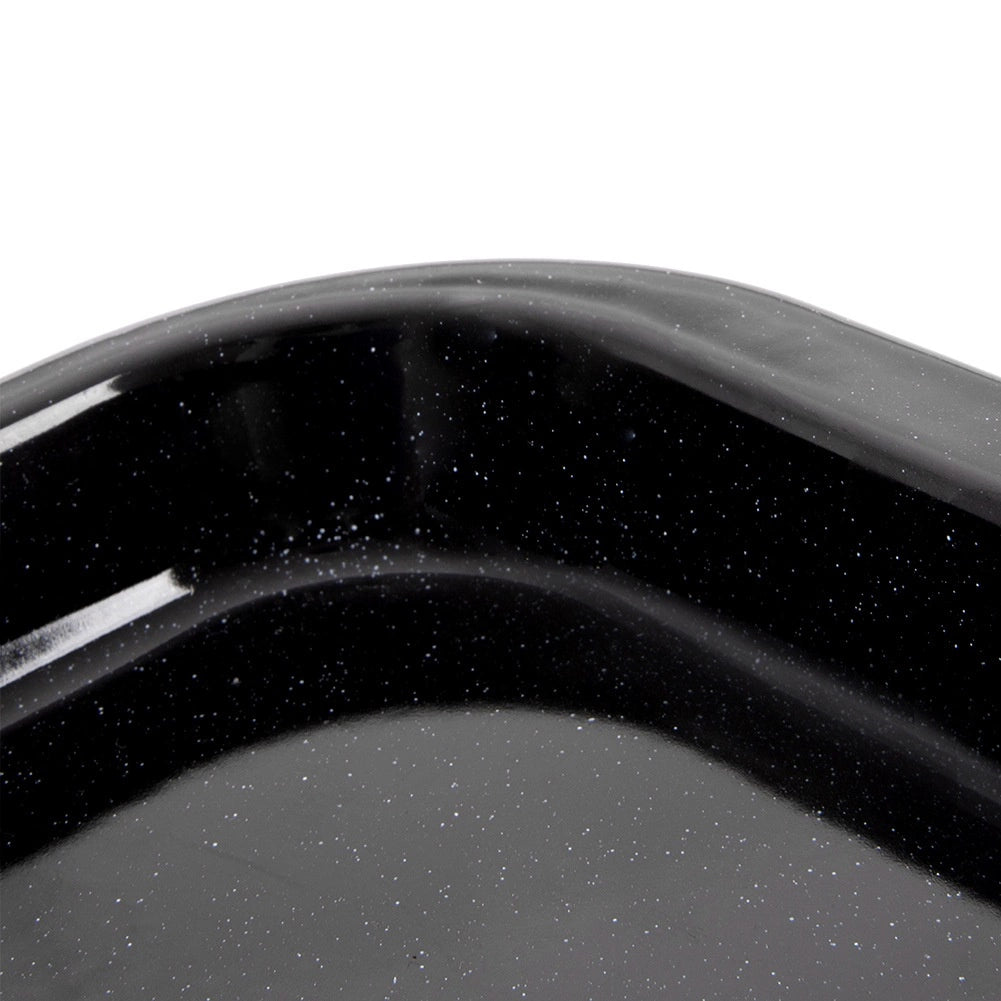 Enamel Baking Tray, Rectangular 40x35.5 cm, Dishwasher Safe