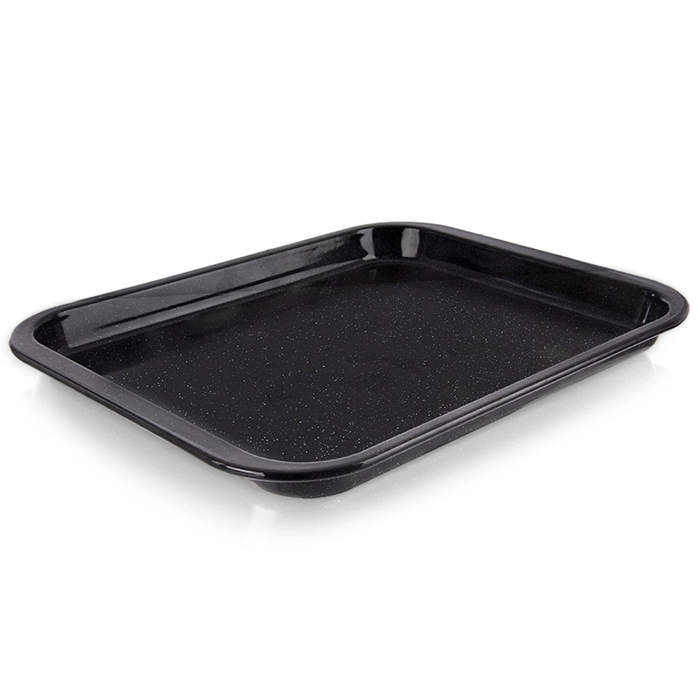 Enamel Baking Tray, Rectangular 41x32 cm, Dishwasher Safe