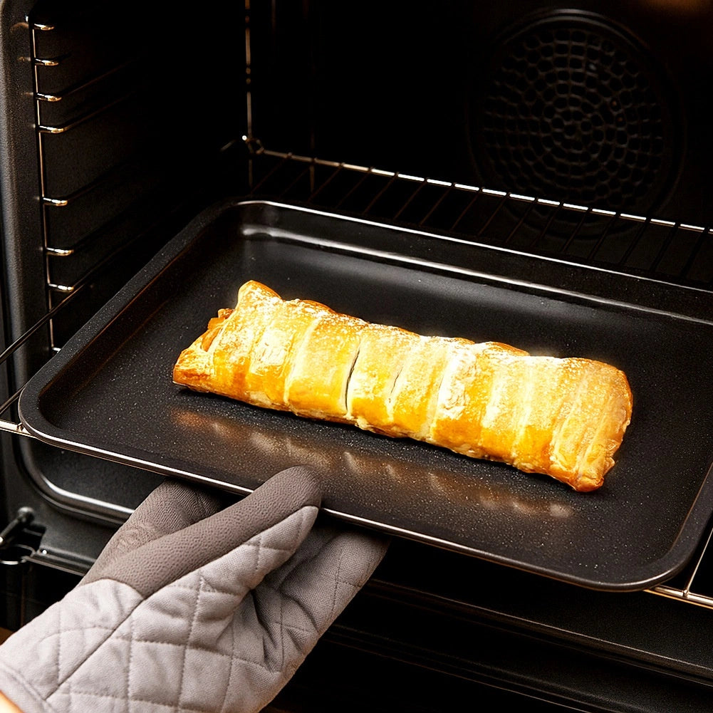 Enamel Baking Tray, Rectangular 41x32 cm, Dishwasher Safe