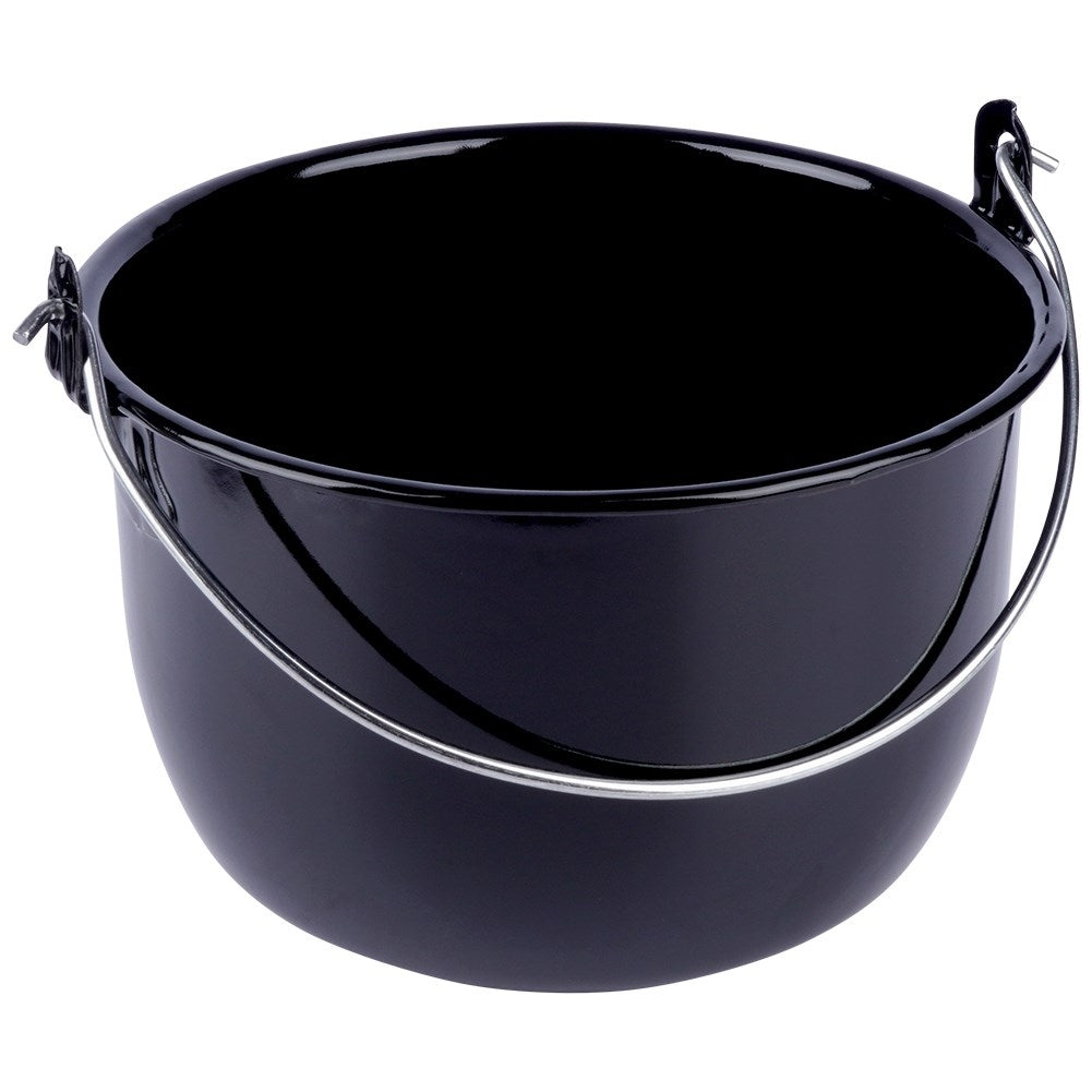 Enameled Hungarian Pot 3.8L with Lid for Outdoor Cooking