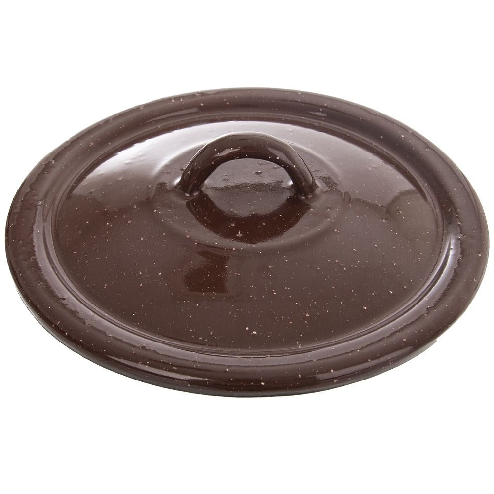 Enameled Steel Lid 16 cm - Efficient Cooking & Splash Guard
