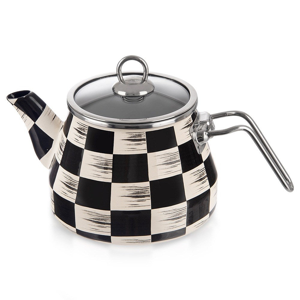 Enameled kettle CHECKERBOARD 2 l