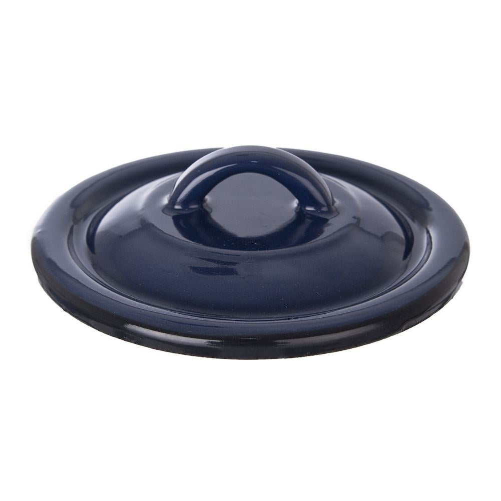 Enameled steel lid for 12 cm pans, prevents heat loss