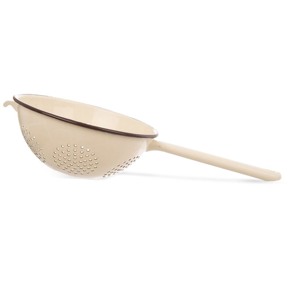 Enameled steel strainer - Practical and decorative kitchen utensil