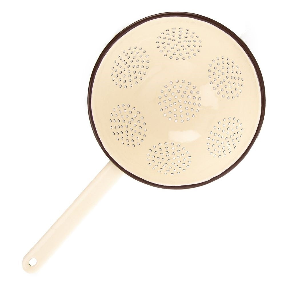 Enameled steel strainer - Practical and decorative kitchen utensil