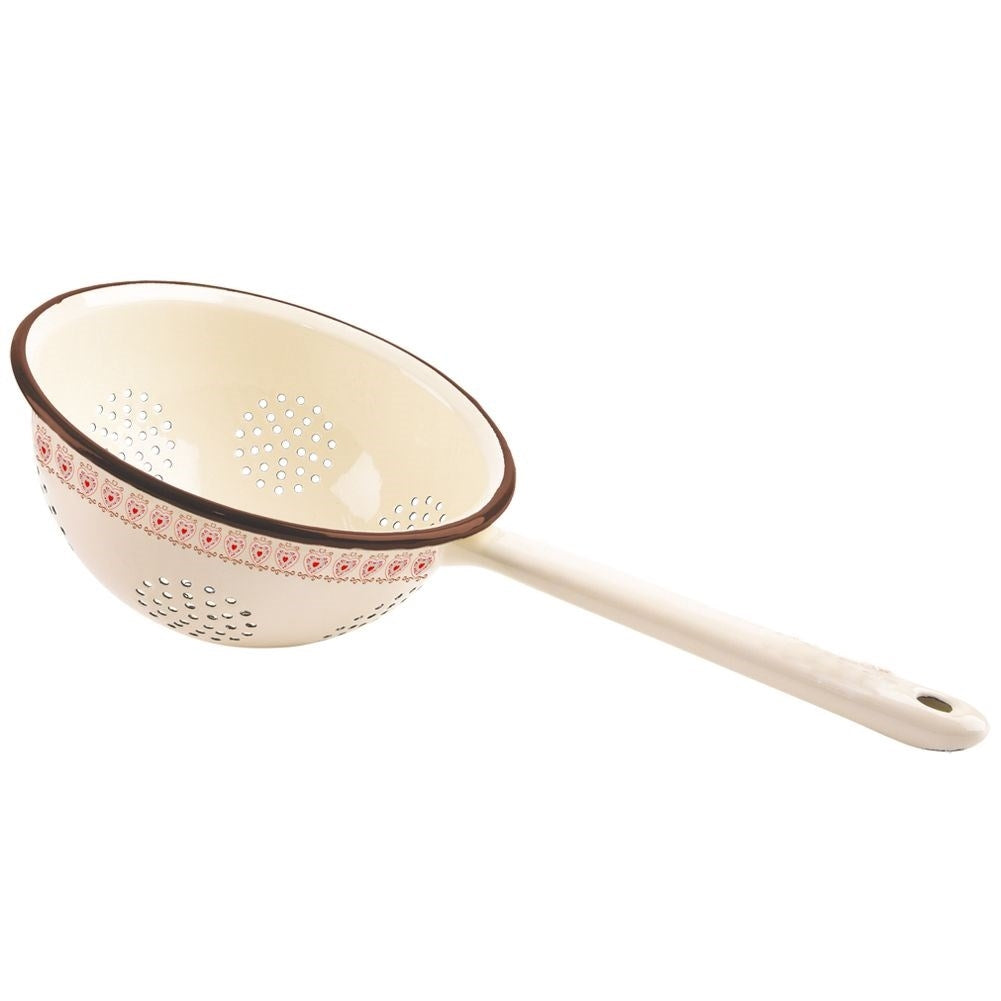Enamelled Steel Colander: Practical & Decorative for the Kitchen