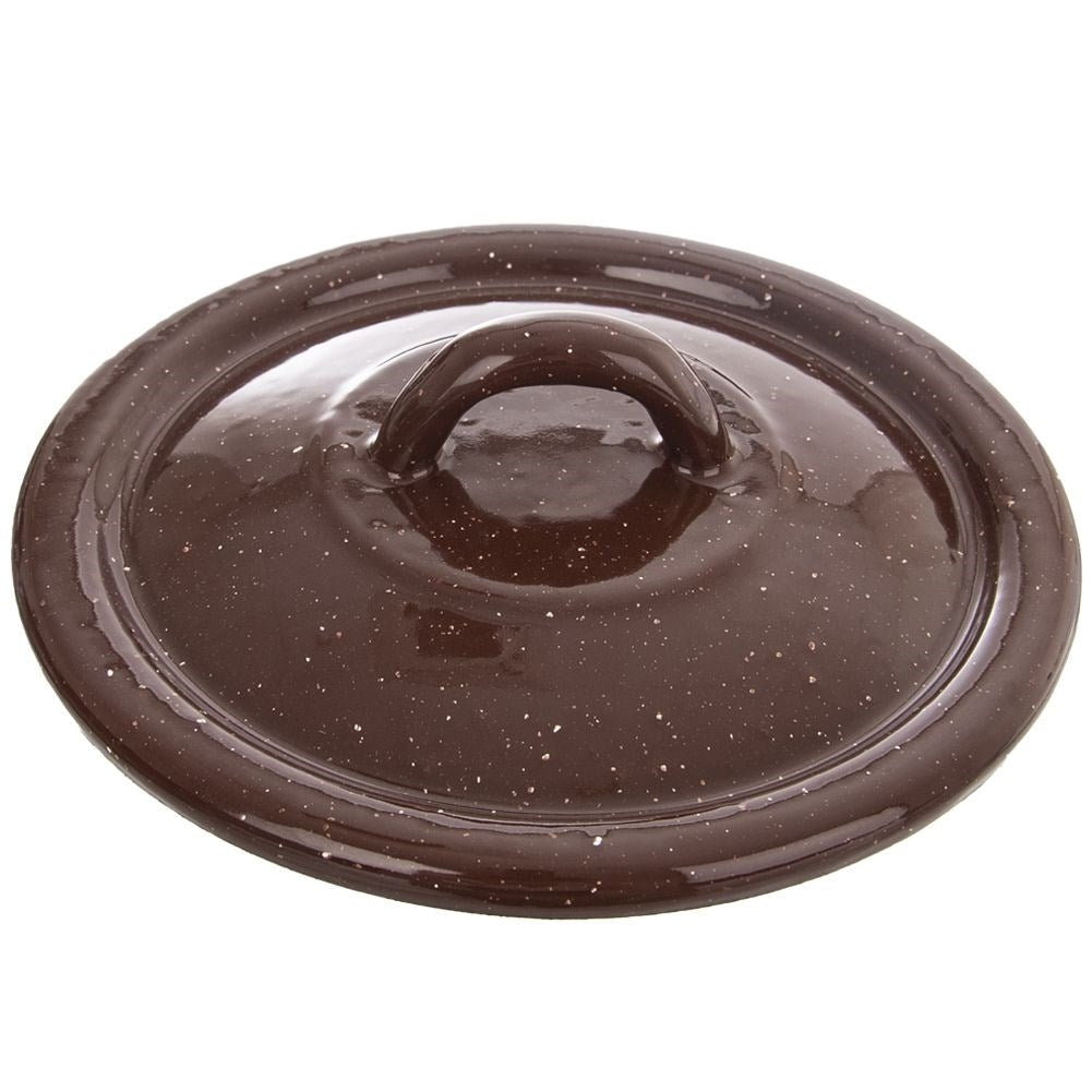 Enamelled steel lid 14 cm: Efficient cooking, protection against splashes