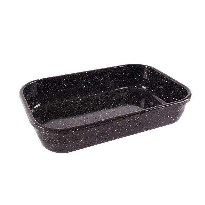 Enamelled steel plate: Perfect for cooking and easy cleaning