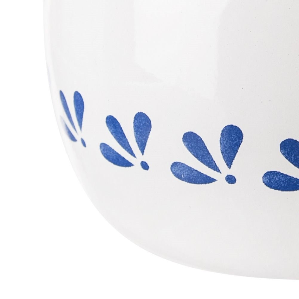 Enamel mug with handle - Perfect for heating and serving