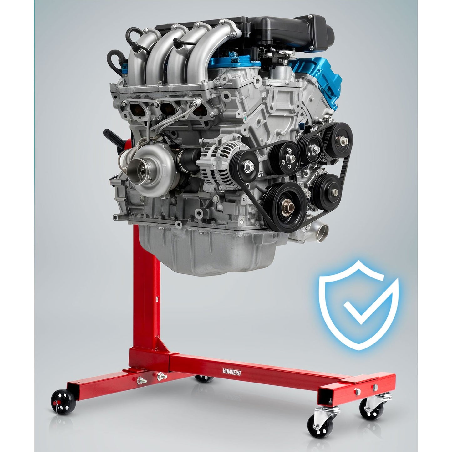 Engine Stand 450 kg Capacity, 360 Rotation, Steel-Aluminum