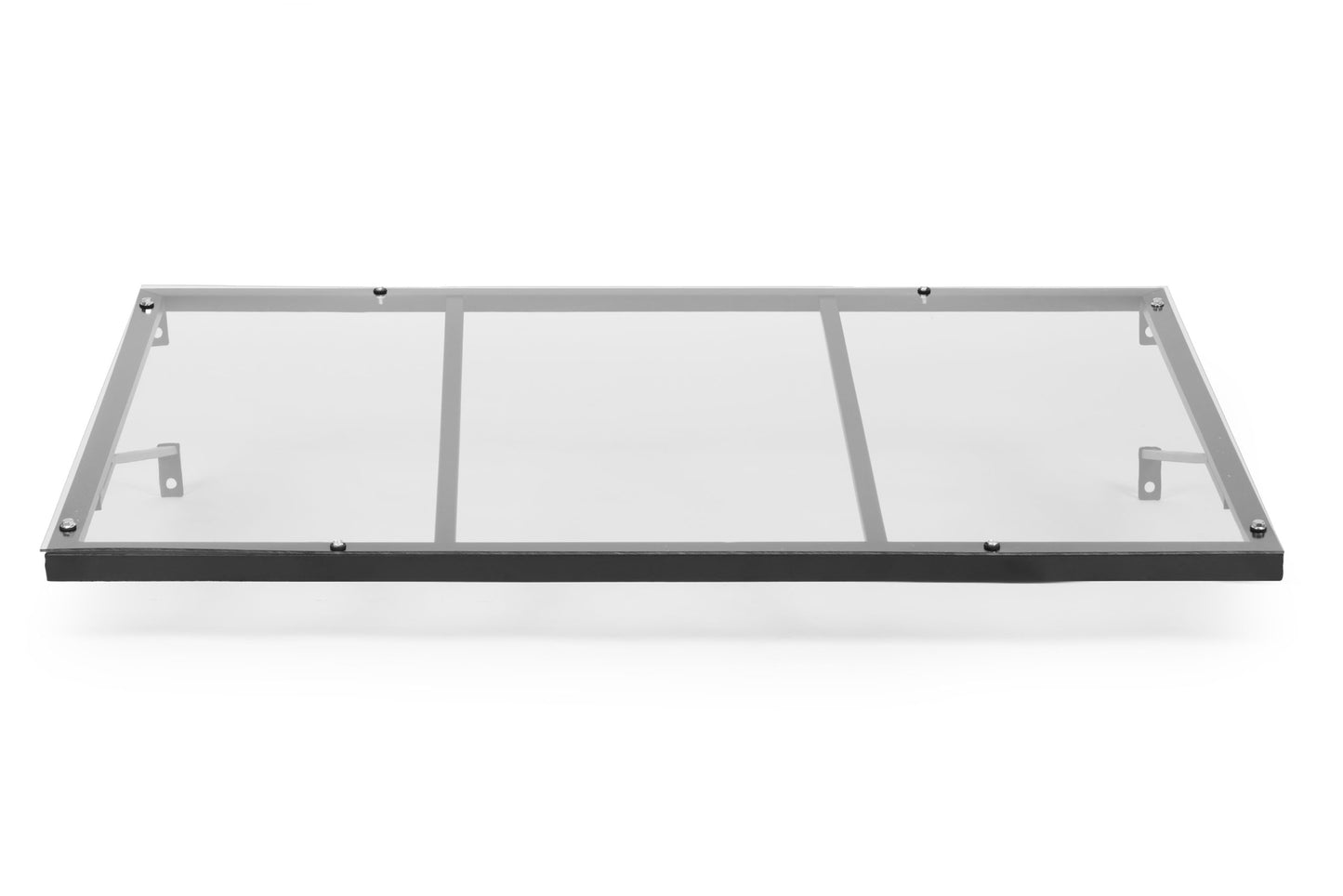Entrance Door Canopy 113x80 cm, UV Protection, Steel Frame