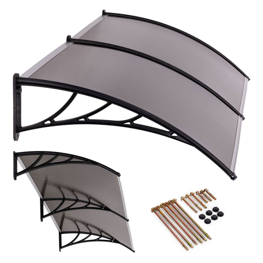 Entrance Door Canopy, 200x100 cm, Polycarbonate Cover