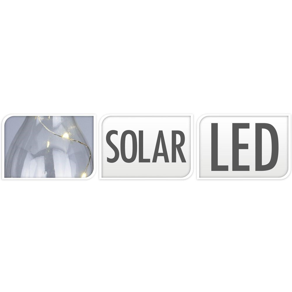 Environmentally friendly solar lamp for outdoor use, weatherproof.
