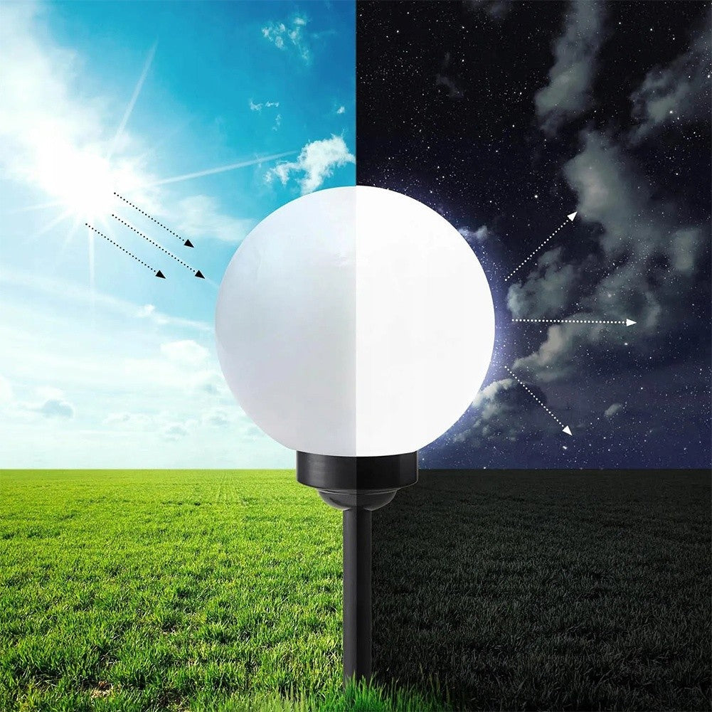 Environmentally friendly solar lamps for garden and terrace