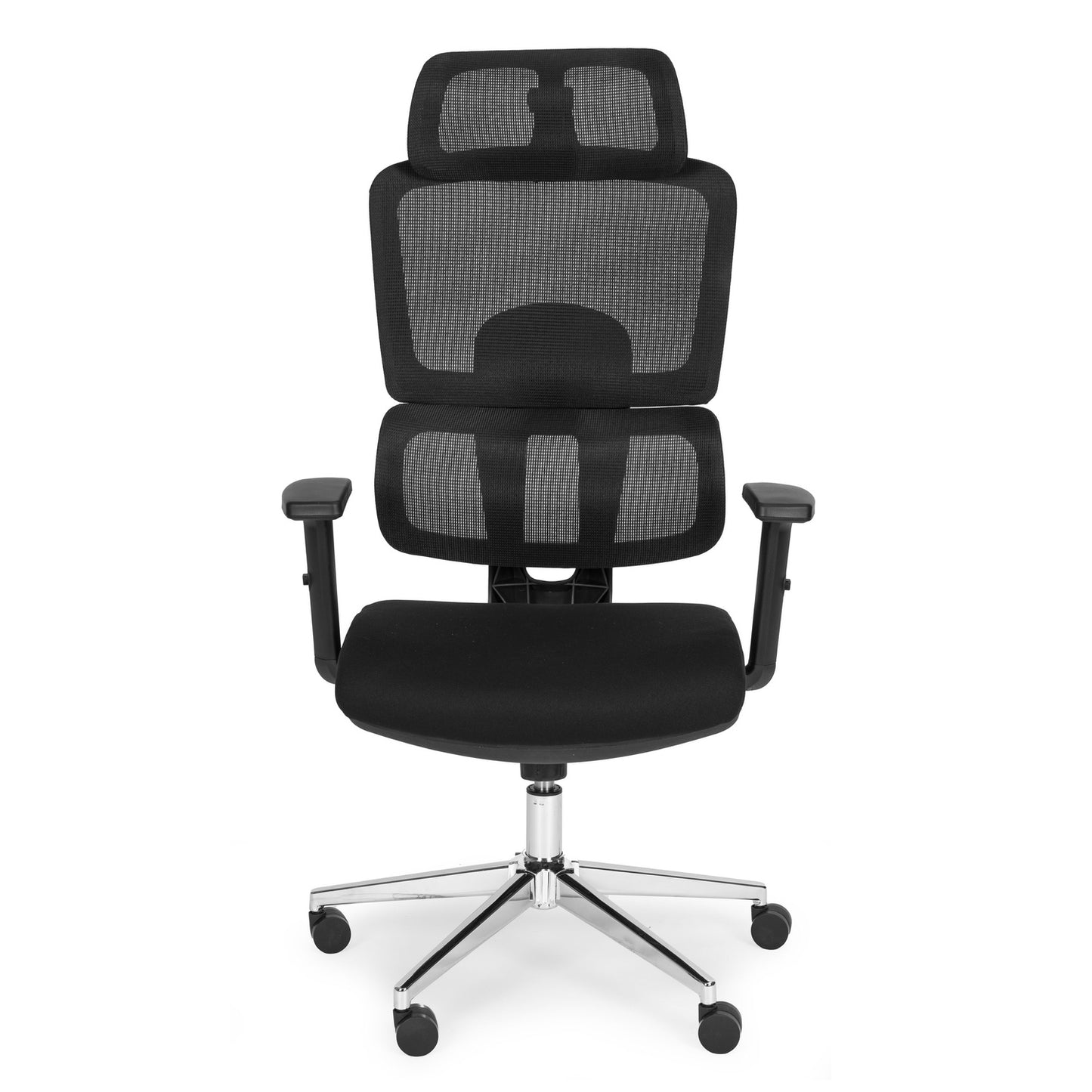 Ergonomic Black Office Chair, Adjustable Height & Mesh Back