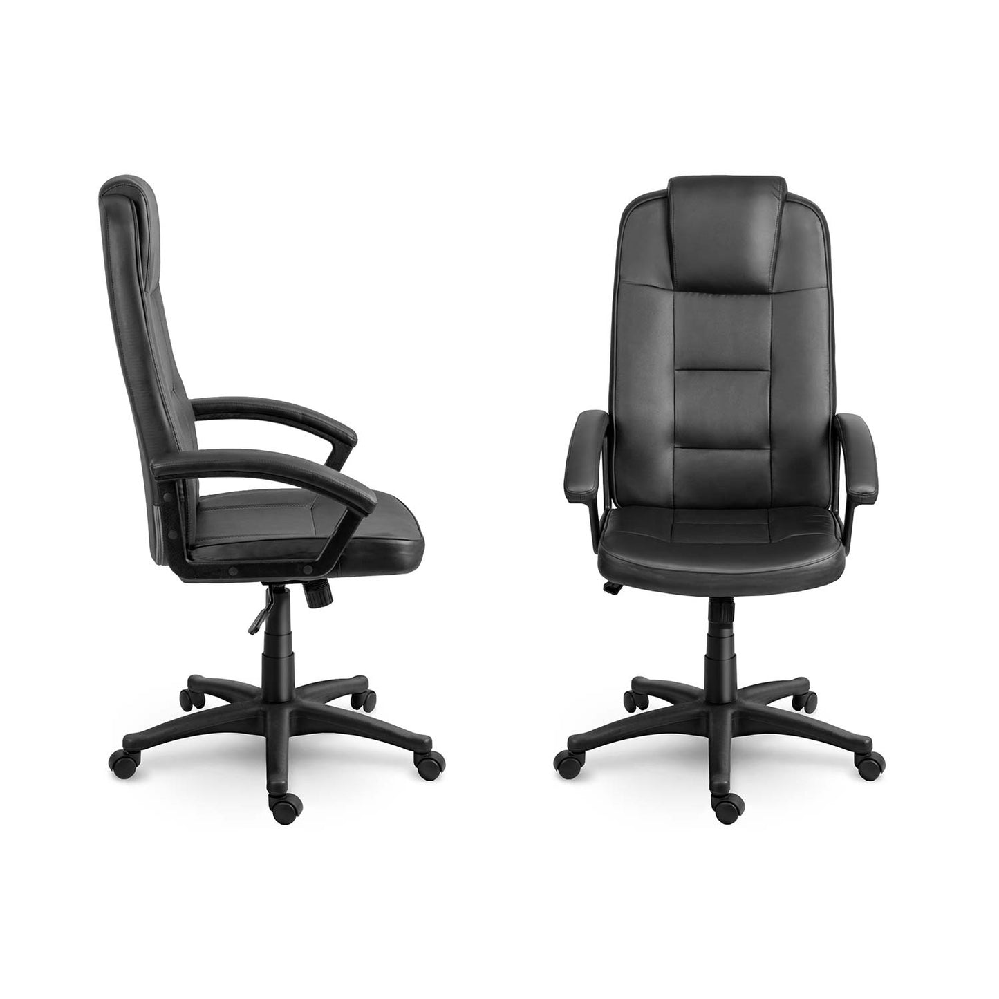 Ergonomic Black Office Chair with Adjustable Height