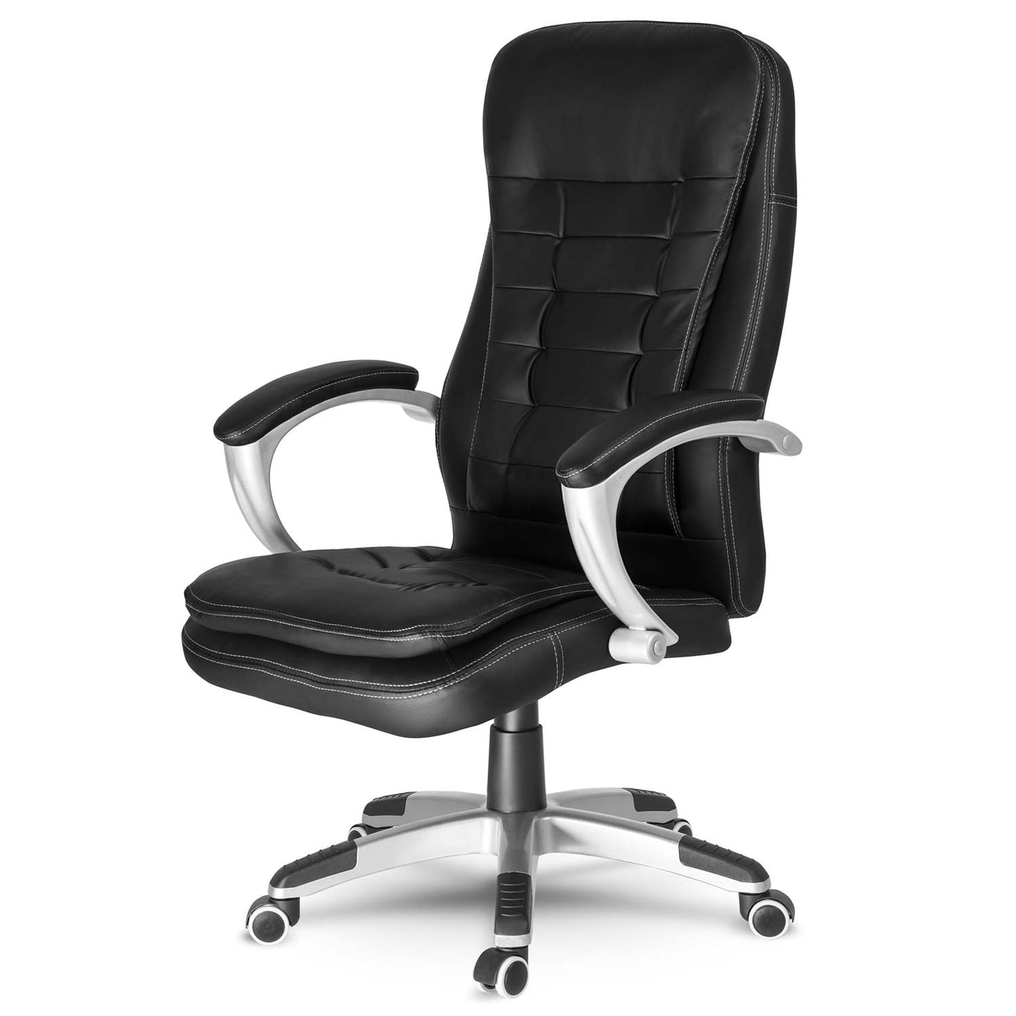 Ergonomic Black Office Chair with Adjustable Height