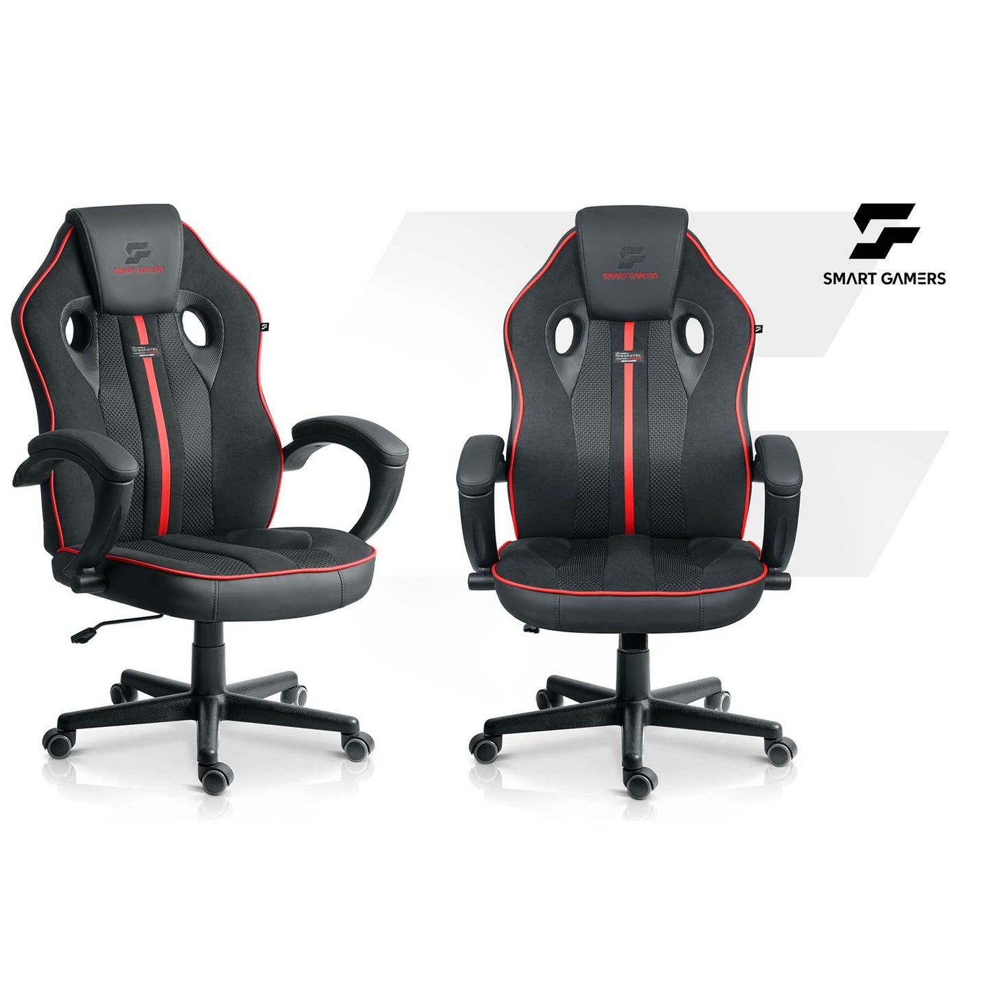 Ergonomic Gaming Chair with Adjustable Height, 360 Swivel