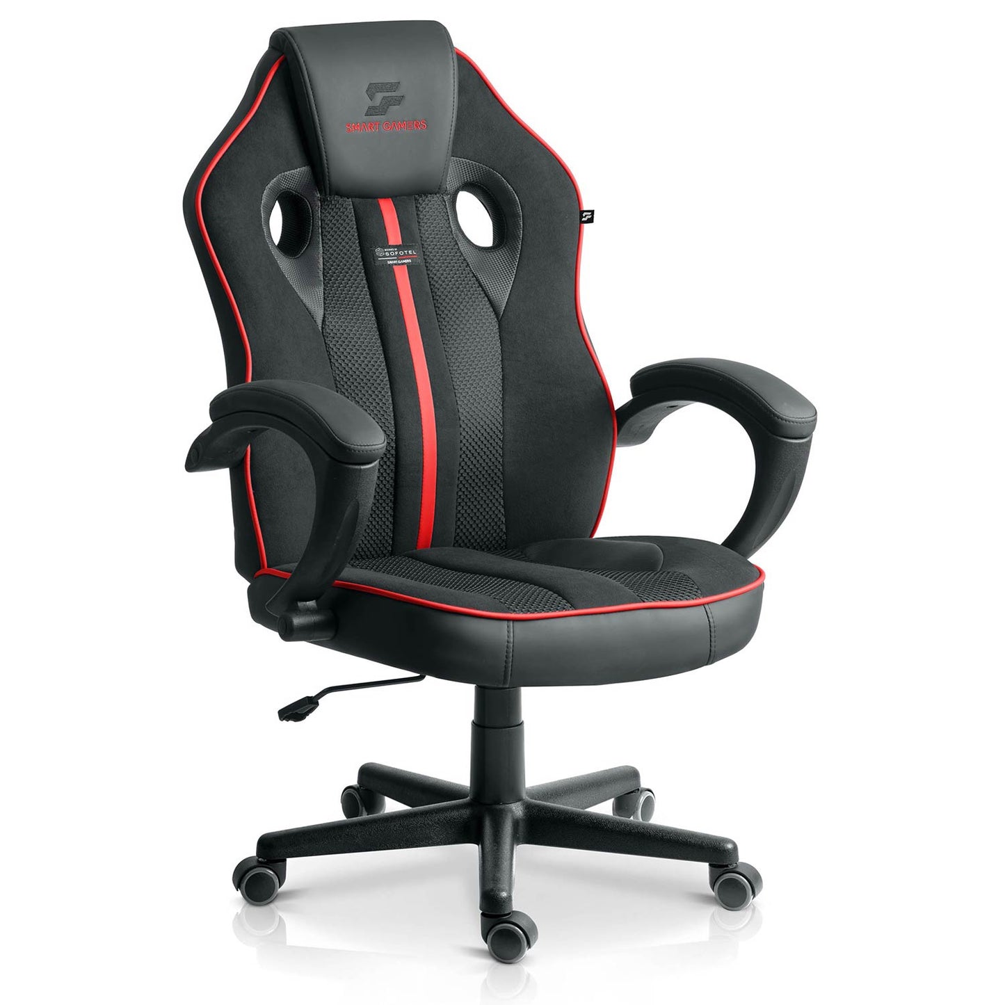 Ergonomic Gaming Chair with Adjustable Height, 360 Swivel