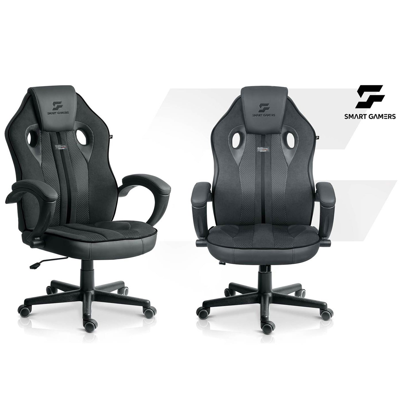 Ergonomic Gaming Chair with Adjustable Height and 360 Swivel