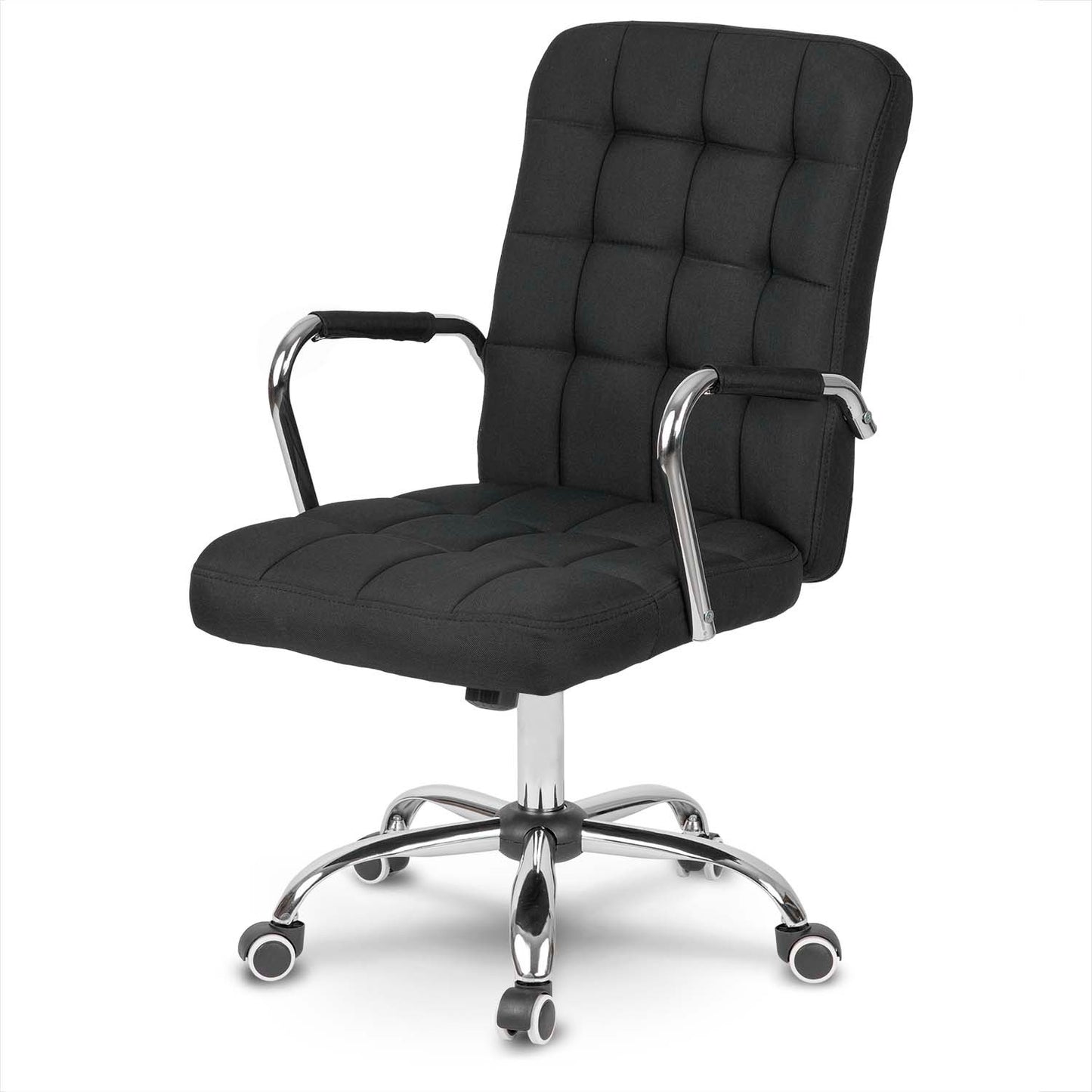 Ergonomic Office Chair Benton in Black Fabric